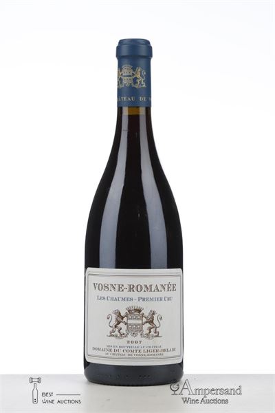 VOSNE ROMANEE LES CHAUMES 2007 - Comte Liger Belair - 1 Bottle