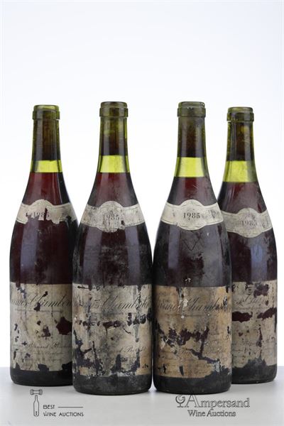 CHARMES CHAMBERTIN VIEILLES VIGNES 1985 - Bernard Bachelet - 4 Bottles