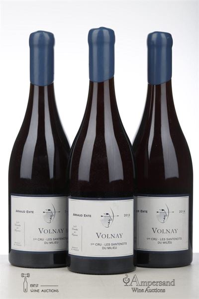 VOLNAY LES SANTENOTS DU MILIEU 2014 - Arnaud Ente - 3 Bottles