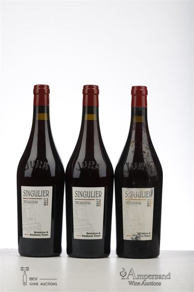 ARBOIS TROUSSEAU SINGULIER 1*2011 + 2*2017  - Andre et Mireille Tissot - 3 Bottles