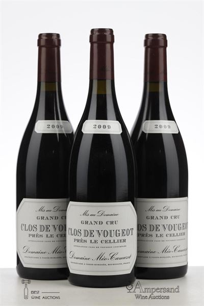 CLOS DE VOUGEOT PRES LE CELLIER 2009 - Meo Camuzet - 3 Bottles