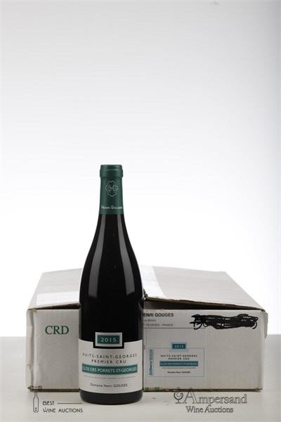 NUITS ST GEORGES CLOS DES PORRETS ST GEORGES 2015 - Henri Gouges - 6 Bottles - Oc 6