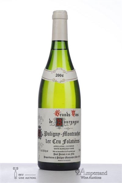 PULIGNY MONTRACHET LES FOLATIERES 2004 - Paul Pernot - 1 Bottle
