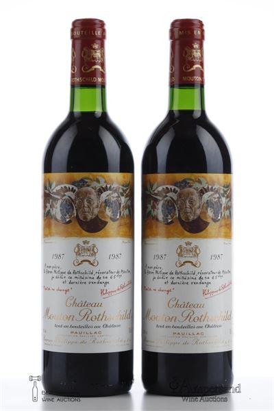 MOUTON ROTHSCHILD 1987 - 2 Bottles