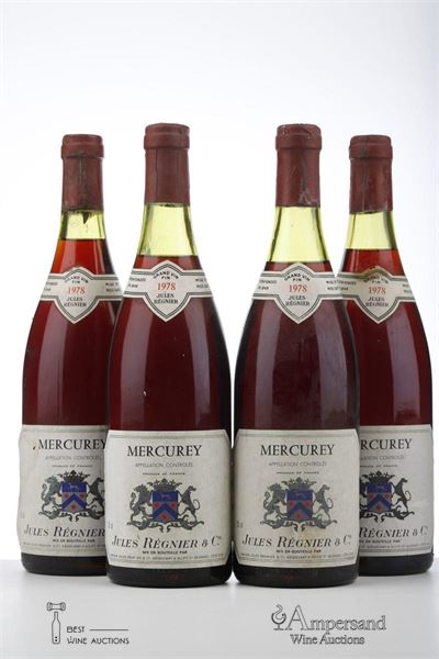 MERCUREY 1978 - Jules Regnier - 4 Bottles
