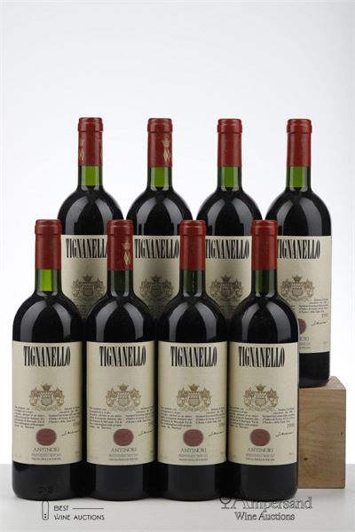 TIGNANELLO 1990 - Antinori - 8 Bottles