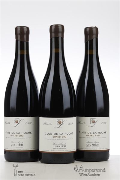 CLOS DE LA ROCHE 2009 - Lucie et Auguste Lignier - 3 Bottles