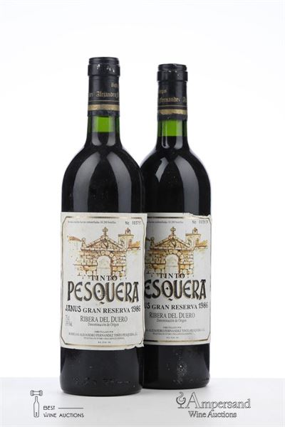 PESQUERA JANUS GRAN RESERVA 1986 - Bodegas Alejandro Fernandez  - 2 Bottles