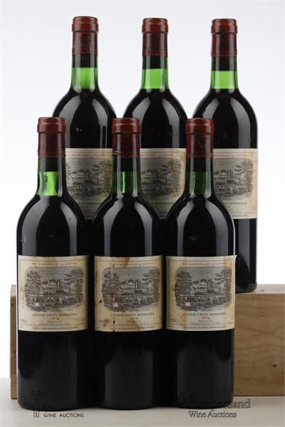 LAFITE ROTHSCHILD 1976 - Mc - 6 Bottles