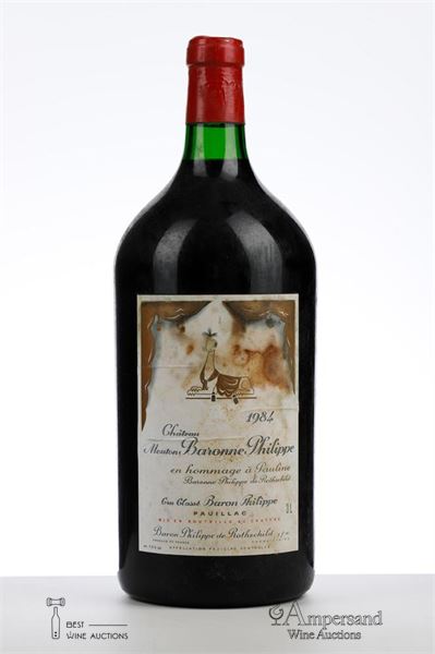 MOUTON BARONNE PHILIPPE 1984  - 3 Liter Bottle