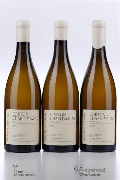 CORTON CHARLEMAGNE 2008 - Pierre Yves Colin Morey - 3 Bottles