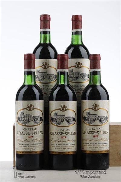 CHASSE SPLEEN 1979 - Mc - 5 Bottles