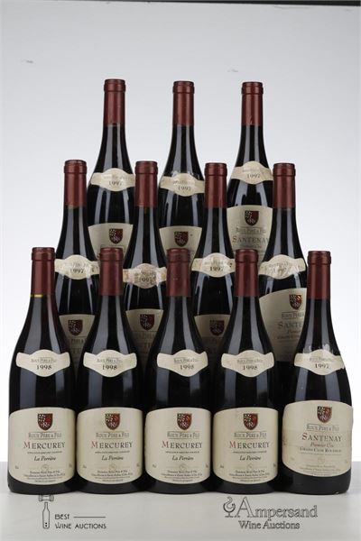MIXED LOT BOURGOGNE - Roux - 12 Bottles