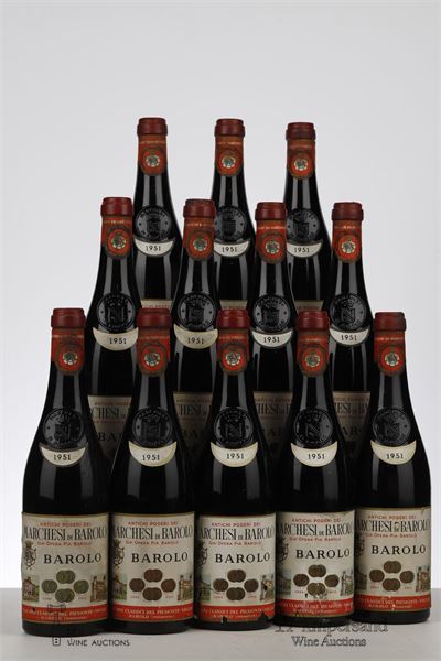 BAROLO 1951 - Marchesi di Barolo - 12 Bottles
