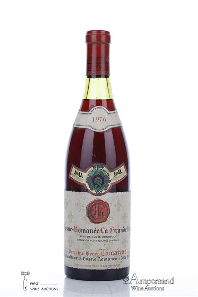 VOSNE ROMANEE LA GRANDE RUE 1976 - Henry Lamarche - 1 Bottle
