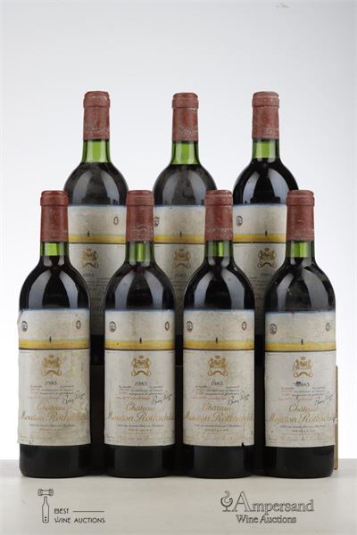 MOUTON ROTHSCHILD 1983 - Mc - 7 Bottles