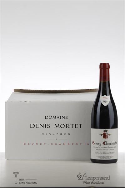 GEVREY CHAMBERTIN LAVAUX ST JACQUES 2016 - Denis Mortet - 6 Bottles - Oc 6