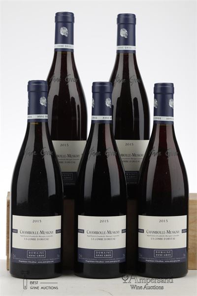 CHAMBOLLE MUSIGNY LA COMBE D'ORVEAU 2015 - Anne Gros - 5 Bottles