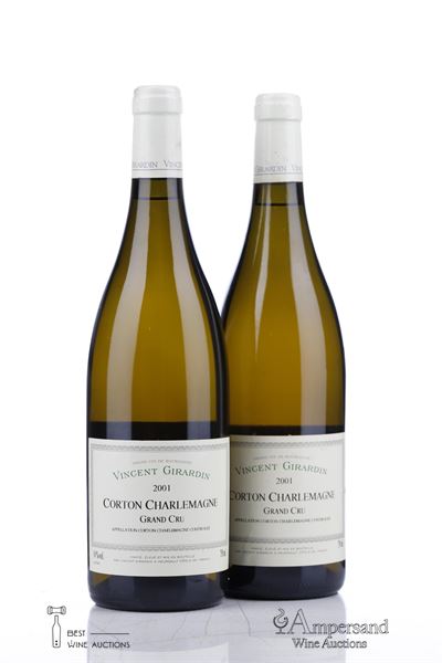 CORTON CHARLEMAGNE 2001 - Vincent Girardin - 2 Bottles