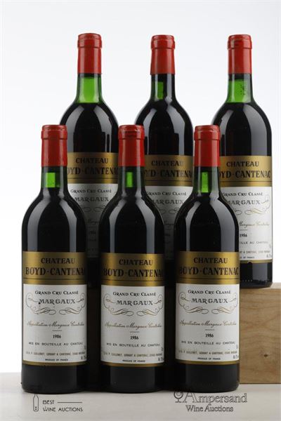BOYD CANTENAC 1986 - Mc - 6 Bottles