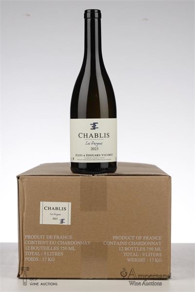 CHABLIS LES PARGUES 2023 - Eleni et Edouard Vocoret - 12 Bottles - Oc 12