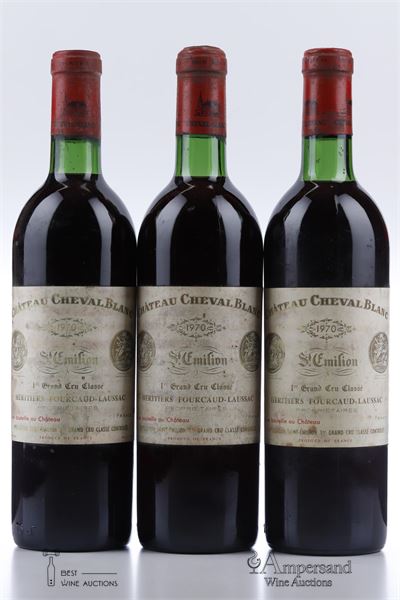 CHEVAL BLANC 1970  - 3 Bottles