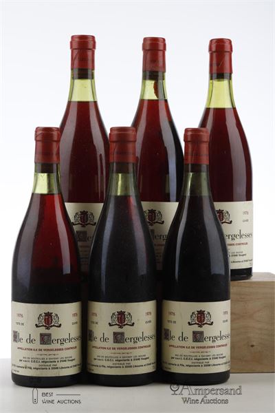PERNAND VERGELESSES ILE DE VERGELESSES TETE DE CUVEE 1976 - Leymarie - 6 Bottles