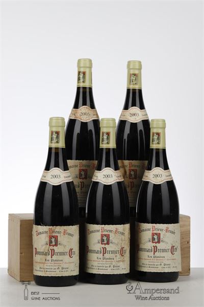 POMMARD LES PLATIERES 2003 - G. Prieur - 5 Bottles