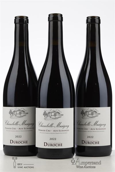 CHAMBOLLE MUSIGNY AUX ECHANGES 2022 - Duroche - 3 Bottles