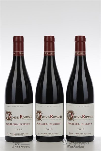 VOSNE ROMANEE LES SUCHOTS 2019 - Berthaut Gerbet - 3 Bottles