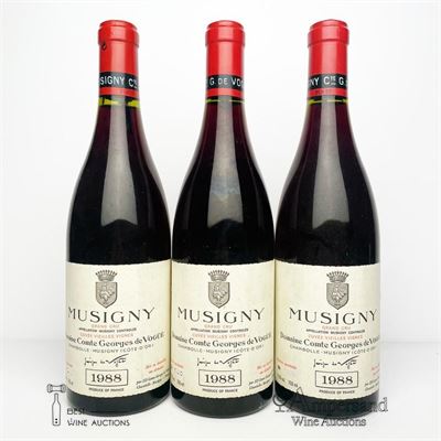 MUSIGNY CUVEE VIEILLES VIGNES 1988 - Comte de Vogue - 3 Bottles