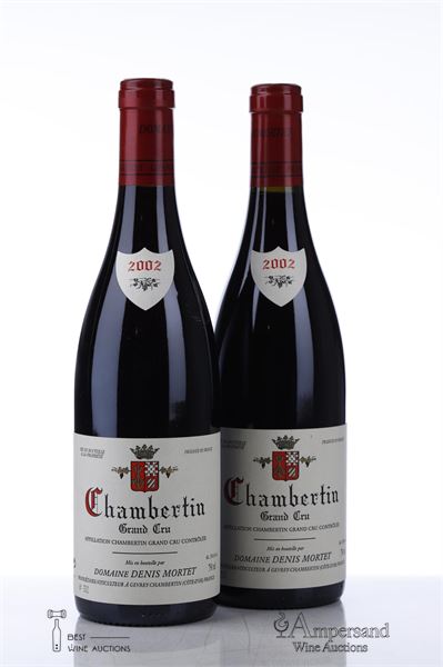 CHAMBERTIN 2002 - Denis Mortet - 2 Bottles
