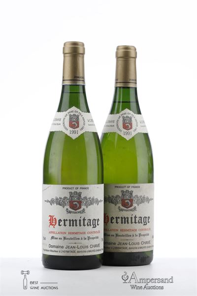 HERMITAGE BLANC 1991 - JL Chave - 2 Bottles
