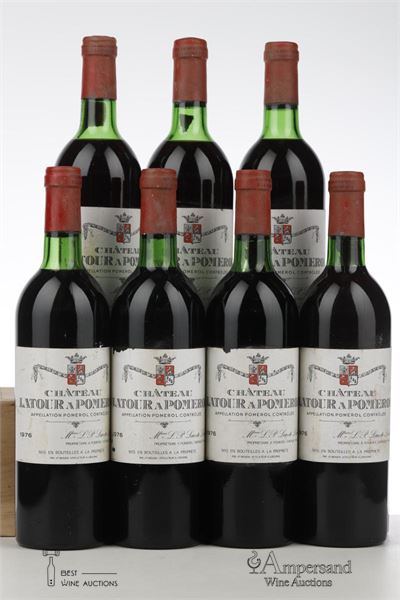 LATOUR A POMEROL 1976 - Mc - 7 Bottles