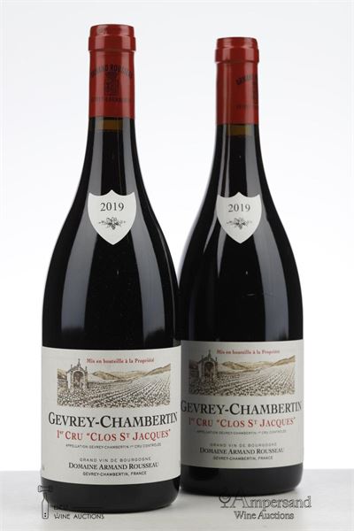 GEVREY CHAMBERTIN CLOS ST JACQUES 2019 - Armand Rousseau - 2 Bottles
