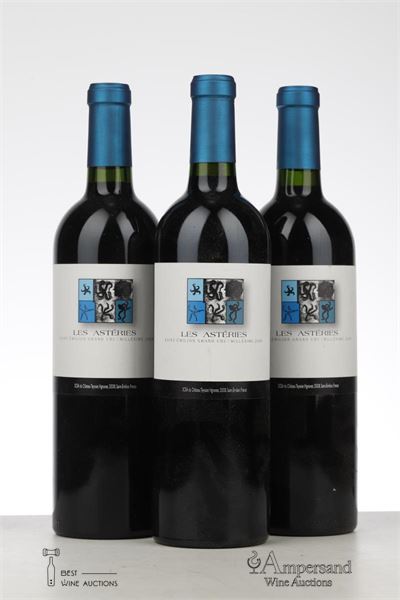 LES ASTERIES 2008 - Mc - 3 Bottles