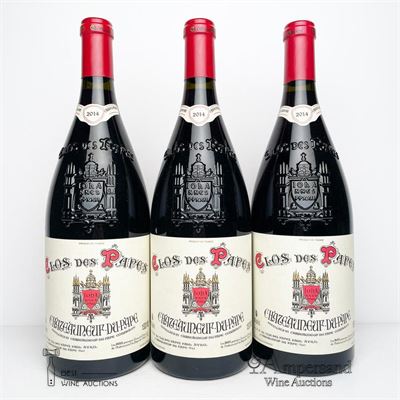 CHATEAUNEUF DU PAPE 2014 - Clos des Papes - 3 Magnums