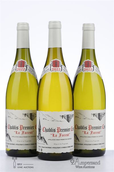 CHABLIS LA FOREST 2022 - Vincent Dauvissat - 3 Bottles