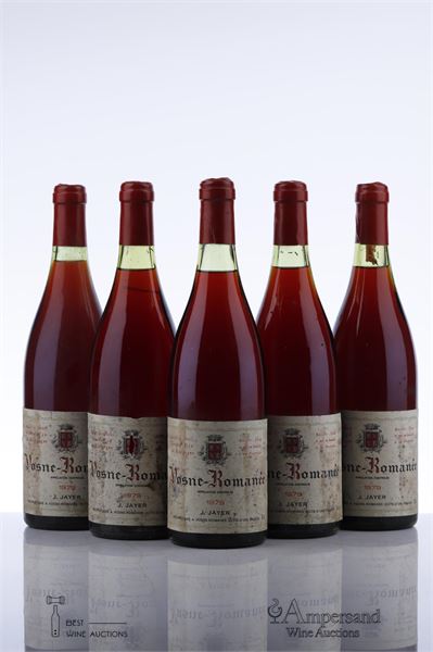 VOSNE ROMANEE 1979 - Jacqueline Jayer - 5 Bottles