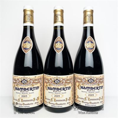 CHAMBERTIN 2005 - Armand Rousseau - 3 Bottles