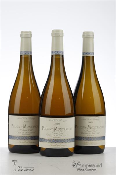 PULIGNY MONTRACHET CLOS DE LA PUCELLE 2005 - Jean Chartron - 3 Bottles