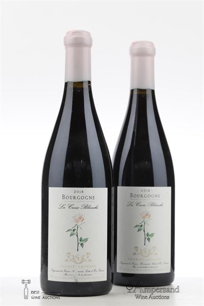 BOURGOGNE ROUGE LA CROIX BLANCHE 2018 - Charles Lachaux - 2 Bottles