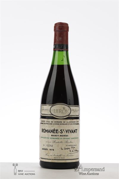 ROMANEE ST VIVANT 1974 - Domaine de la Romanee Conti - 1 Bottle