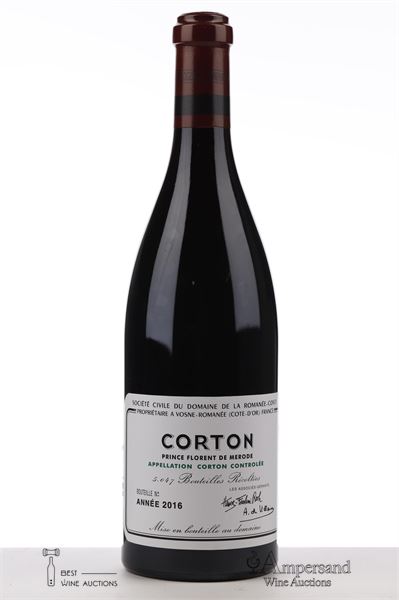 CORTON 2016 - Domaine de la Romanee Conti - 1 Bottle