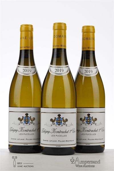 PULIGNY MONTRACHET LES PUCELLES 2019 - Domaine Leflaive - 3 Bottles