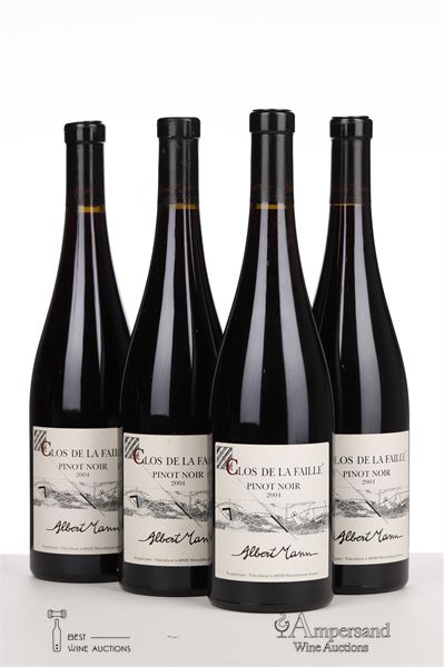 PINOT NOIR CLOS DE LA FAILLE 2004 - Albert Mann - 4 Bottles