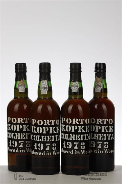 KOPKE COLHEITA PORT 1978 - Kopke -  3 Bottled 1997 - 1 Bottled in 1995 - 4 Bottles