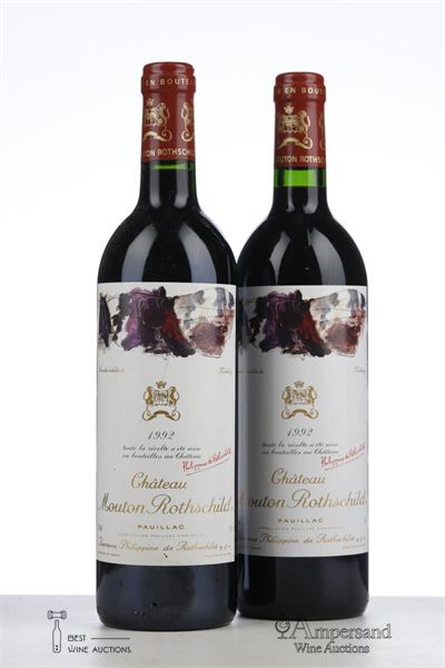MOUTON ROTHSCHILD 1992 - Mc - 2 Bottles
