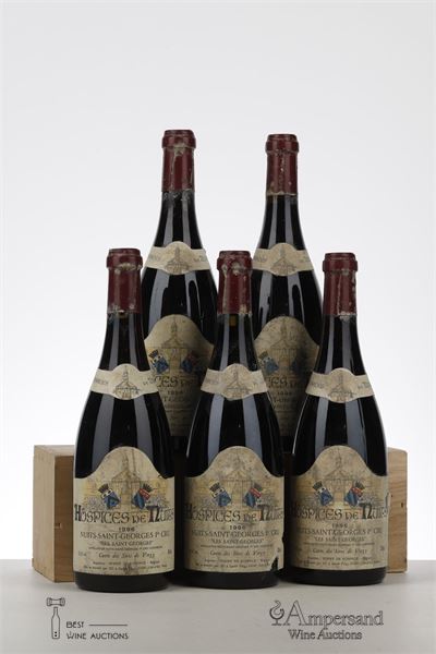 HOSPICES DE NUITS NUITS ST GEORGES LES ST GEORGES CUVEE DES SIRES DE VERGY 1996 - Yves Chaley - 5 Bottles