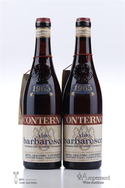 BARBARESCO 1965 - Giacomo Conterno  - 2 Bottles